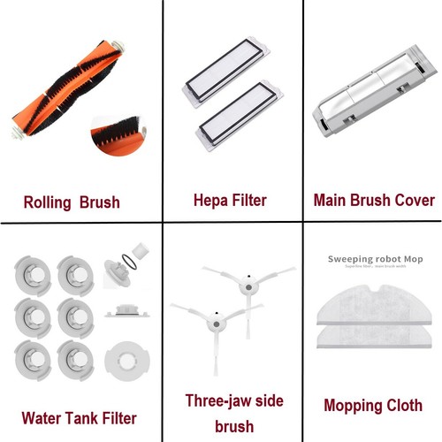 All Accessories Tool Kits for Roborock S5 Max S60 S65 S50 E25 E4 Vacuum Cleaner