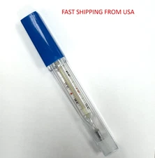 Glass ARMPIT thermometer, celsius ONLY, ships from US, 1 pc