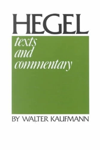 Hegel: A Reinterpretation: Texts & Commentary by Hegel, W. G. - Foto 1 di 2