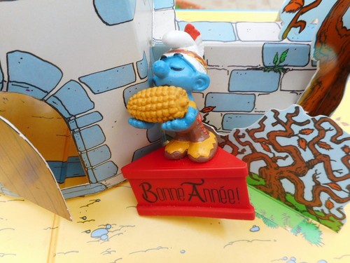 Figurine schtroumpfs publicitaire 30 ans
