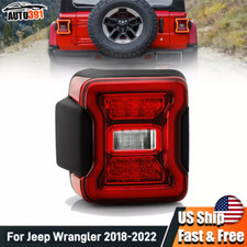 For 2018 2019 2021 2022 Jeep Wrangler Led Tail Light Brake Lamp Driver Side