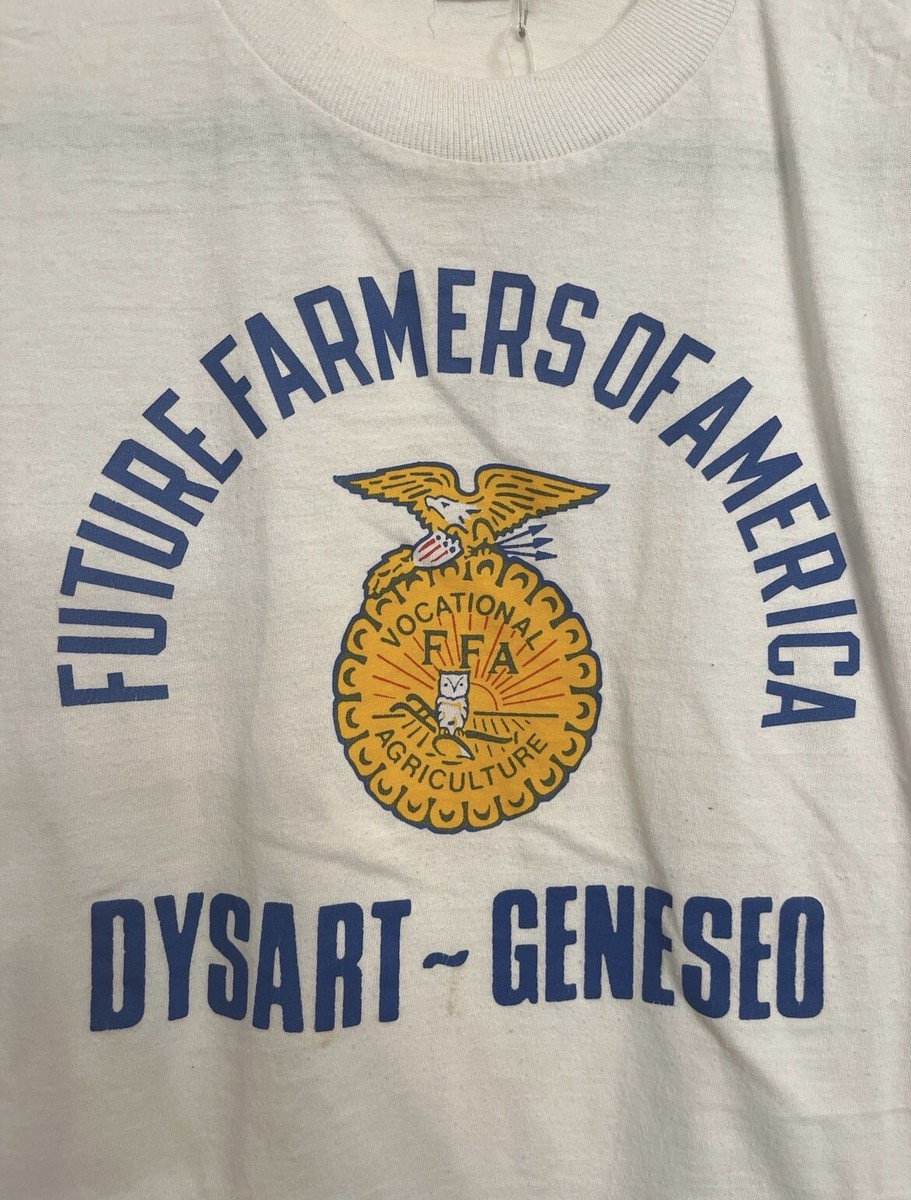 60’s FFA OKLAHOMA OWASSO Made in USA VINTAGE 1960s FFA FUTURE FARMERS OF AMERICA DYSART-GENESEO TEE
