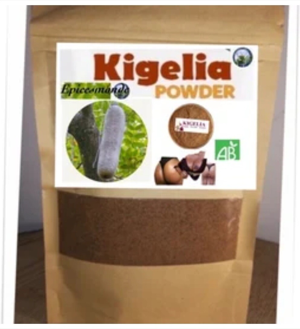 Poudre de Kigelia Africana 200 g pour votre routine de massage et de soins spa à la maison