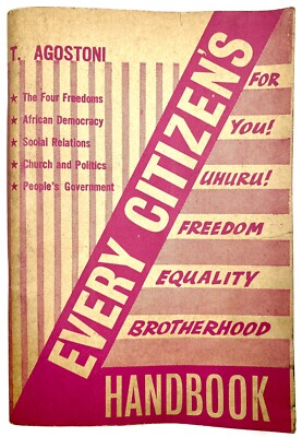 EVERY CITIZEN'S HANDBOOK - T. Agostoni (Paperback) Religion, Politics, Vintage