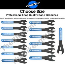 Park Tool SCW Shop Cone Wrench Sizes 13 - 24mm 26mm or 28mm Repair Bike Hub