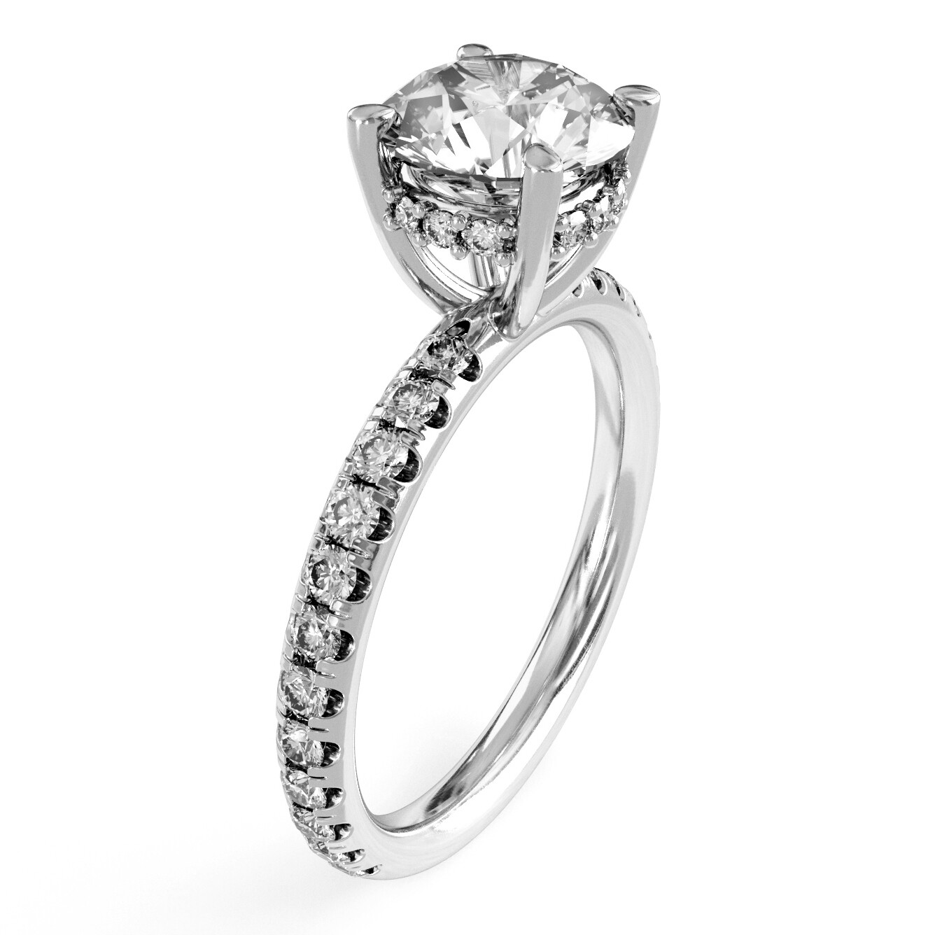 2.55 G VS1 Certified Round lab create Diamond Engagement Ring Solitaire 14K eBay