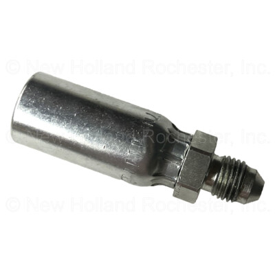 New Holland 7/16'' x 20 Male JIC 37 Rigid Straight Fitting Part # B90878