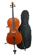 Bucur Ioan 4/4 "Advanced" Cello Violoncello with Bow, Case and Rosin