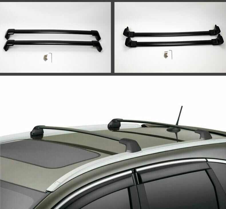 2Pc Roof Rail Rack Carrier Cross Bars Crossbars Fit for Honda CR-V 2023 2024 Aluminum Factory Side Rails OE Style Cargo Luggage - 34