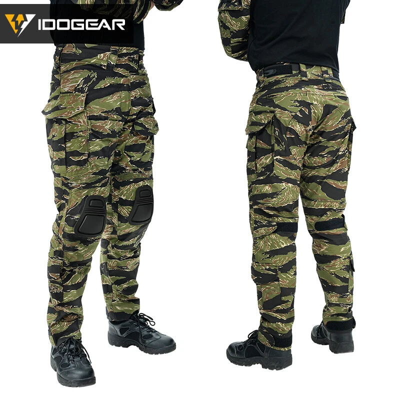 IDOGEAR G3 Combat Uniform Shirt & Pants BDU Set w/ Knee pads Clothing Paintball - Image 3 of 4