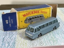 Matchbox Moko Lesney # 40b Leyland Tiger Coach VNMint 4SPW Good original box