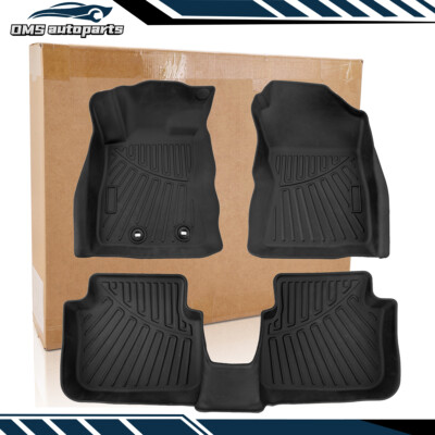 Floor Mats Liner for 2024 Subaru Crosstrek Impreza All Weather TPE 1st & 2nd Row
