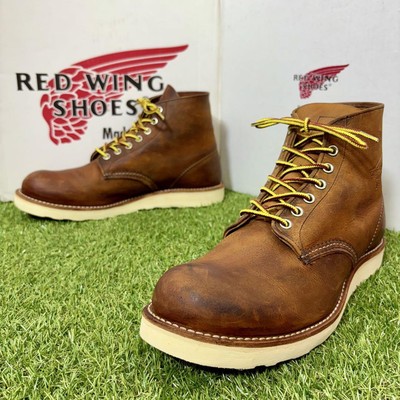 Red Wing Boots 9111 Round Toe Boots US:10D Leather Brown 035854d  