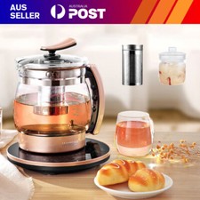 Electric 1200W 2.0L Digital Glass Kettle with Tea Infuser Inner Pot Keep Warm AU
