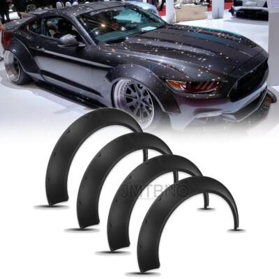 For Ford Mustang GT 4Pcs Fender Flares Extra Wide Body Wheel Arches 4.5'' 90mm