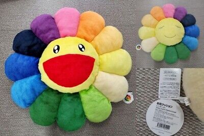 Takashi Murakami Rainbow Flower Cushion Pillow plush 1m 100cm kaikai kiki  New | eBay