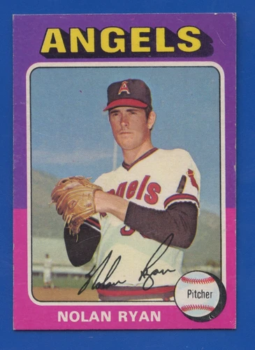 1975 Topps #500 Nolan Ryan Angels HOF EX-MINT + or - Well Centered No Creases
