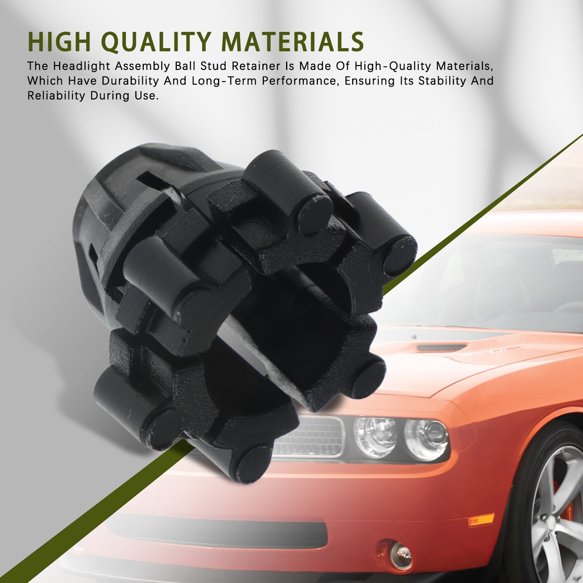 2 x Headlamp Light Assembly Retainer for 2005-2008 Dodge Magnum