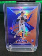 2025 Panini Crusade Baseball Coby Mayo RC #51 Blue RC Baltimore Orioles