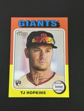 2024 Topps Heritage High Number TJ Hopkins Rookie #628 San Francisco Giants RC O