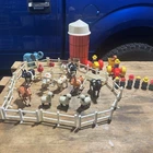 VTG PLAY FAMILY FARM ANIMALS PEOPLE FENCING TRACTORS AND MOR