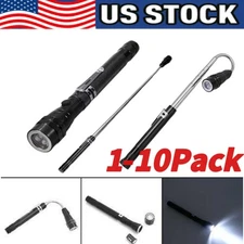 3 In 1 Flexible Magnetic Telescopic Flashlight Magnet on Both Ends & 3 LED Light