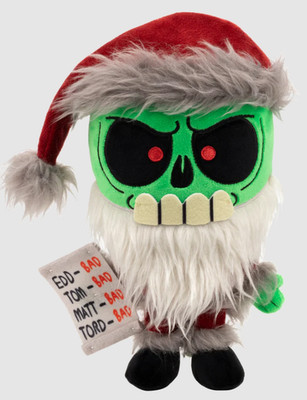 Makeship Eddsworld Plushie ZANTA CLAWS Zombie Santa Plushie