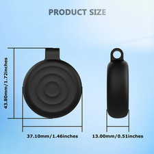 AirTag Keychain Holder Silicone Waterproof Case Anti-Scratch for Keys Luggage