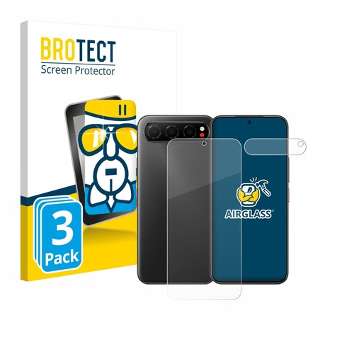savvies 6 Pezzi Pellicola Protettiva per Blackview Hero 10 (Fronte+Retro) Protezione Schermo Trasparente