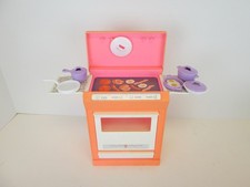 Vintage 1992 Mattel Barbie 3-in-1 Cooking Center Stove Oven Dollhouse Kitchen