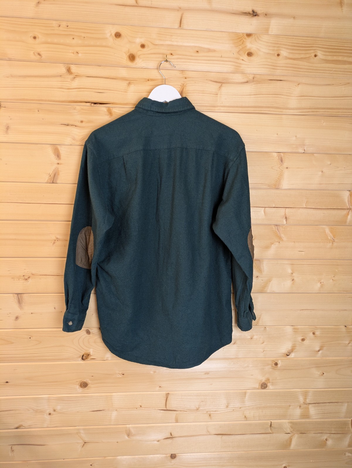 Vintage Pendleton Forest Green Wool Button Down O… - image 8