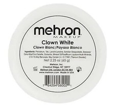 Mehron Makeup Clown White Professional Makeup 2.25 oz 