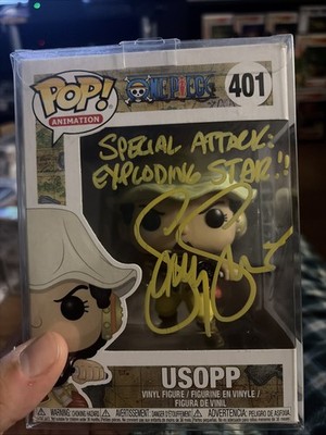 Funko Pop! Vinyl: One Piece - Usopp #401 Double Autographed
