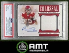 Patrick Mahomes II Jersey Auto PSA 9 2019 Panini National Treasures 22/25 6333