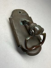 ANCIEN TIRE CLOCHE BRONZE SONNETTE DE PORTE D’ENTRÉE MAISON BOURGEOISE XIX eme