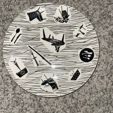 Ridgeway Potteries 1960s Vintage Homemaker Plate 9 inches Diameter