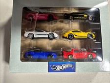 Japanese Jdm 6 Pack Box Set Hot Wheels Pandem Rx7 Brz Supra Z 300gt Integra New