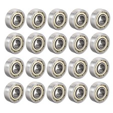 20 pcs 605ZZ Ball Bearings Double Shield 5mmx14mmx5mm High Carbon Steel Z1