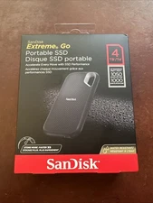 New SanDisk Extreme Go 4TB Portable SSD - SEALED