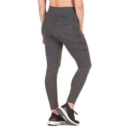 adidas parley Womens How We Do Tights Grey Black Medium Running Yoga Fitness NEW - Picture 3 of 24