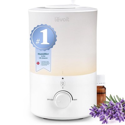 Luftbefeuchter für Schlafzimmer, Easy Top Fill, 3L Tank für große Räume, schonend