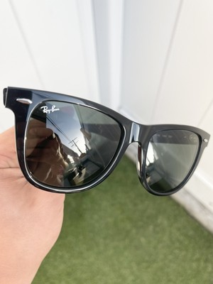 NWT Authentic Ray Ban Large Classic Wayfarer RB2140 2140 Black G15 54/18
