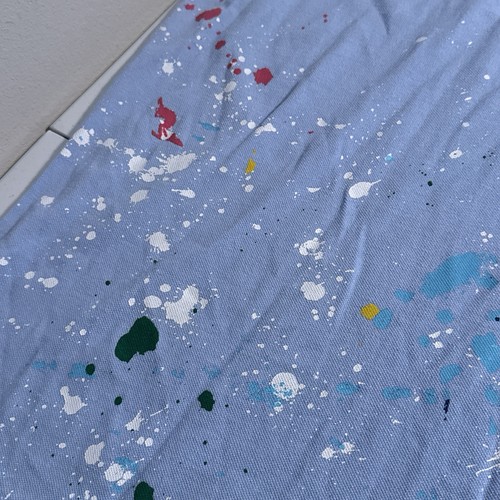 Polo Ralph Lauren Men's XLT Repaired Distressed Paint Splattered Artist Artwork - Picture 6 of 8