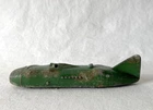 Vintage PLAYWORN Dinky Meccano Toy 23S Streamlined Thunderbolt Racing Car #gD