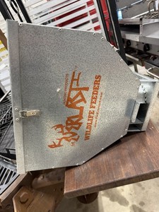 ASF Wildlife Feeder DC Motor ASF-12V Gray Galvanized Steel Game Feeder Component