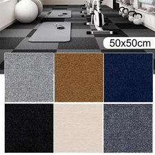 50cmx50cm Self Adhesive Carpet Tiles Commercial Retail Office Home Flooring Mat