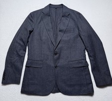 J. Crew Blazer Mens 40R Gray Ludlow Slim Moon British Wool Blend Unstructured