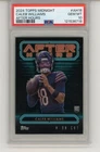 Caleb Williams 2024 Topps Midnight Football Rookie After Hours Parallel PSA 10