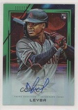 2020 Topps Fire Fire Auto Green 31/75 Domingo Leyba #FA-DL Auto w4g