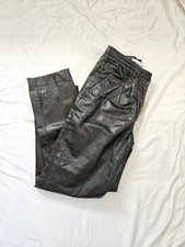 Margaret Godfrey Bagatelle - High Waisted Leather Pants - Women's 24/26